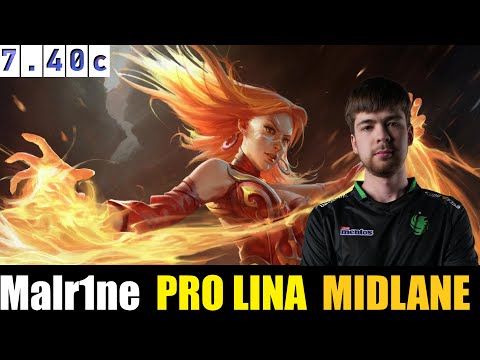 🤯  Malr1ne [LINA] MID 7.40c - DOTA 2 HIGHEST MMR MATCH#dota2   #dota2gameplay