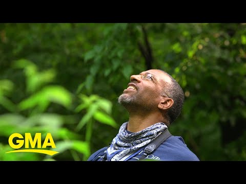 After racist park encounter, Chris Cooper takes us birding in Central Park l GMA Digital