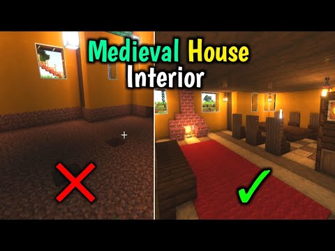 Minecraft House Interior design (Easy)