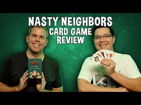 Review of Nasty Neighbors - Player Elimination Card Game Review