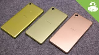 Sony Xperia X series hands-on