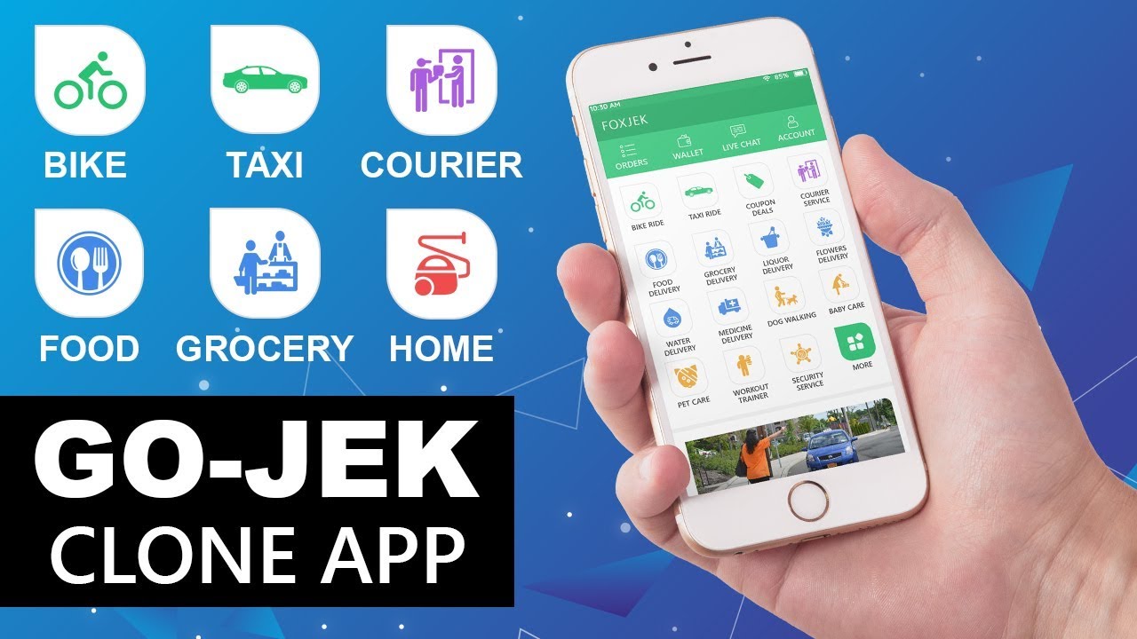 GoJek Clone App Development Preview & Work Flow - White Label Fox