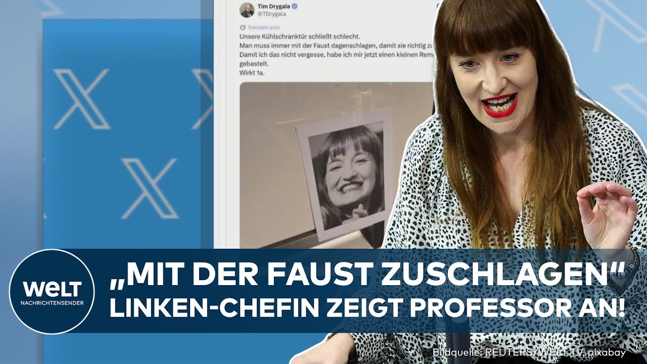 LINKE: Strafanzeige gegen Jura-Professor – Linken-Chefin Reichinnek sieht Gewaltverherrlichung