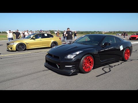 610HP BMW M3 F80 vs 800HP Nissan GTR R35 Black Edition