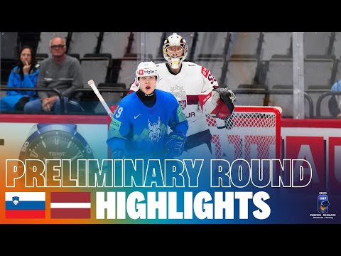 Highlights: SLOVENIA vs LATVIA | 2025 #MensWorlds #IIHF