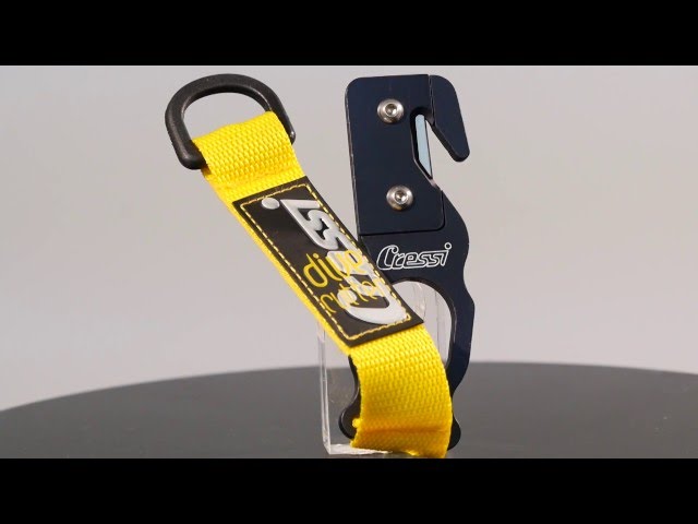 Vídeo relacionado con Cressi Mamba Knife-Cuchillo de Buceo para Adultos, Diseño Fino y Afilado, Hoja de Doble Corte Liso/Serrado en Acero Inoxidable 4Cr14 de 7cm, Funda con Cordón/Cierre de Seguridad
