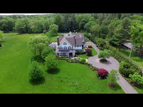52 Farm St Dover, MA Aerial Tour