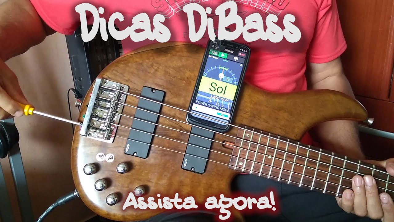 Regulagem do carrinho da ponte e afinação correta. BAIXO e GUITARRA