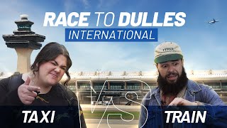 Race to Dulles International: Taxi vs Train  (DC Metro Silver Line)