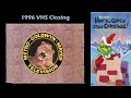 How The Grinch Stole Christmas 1996 VHS Closing