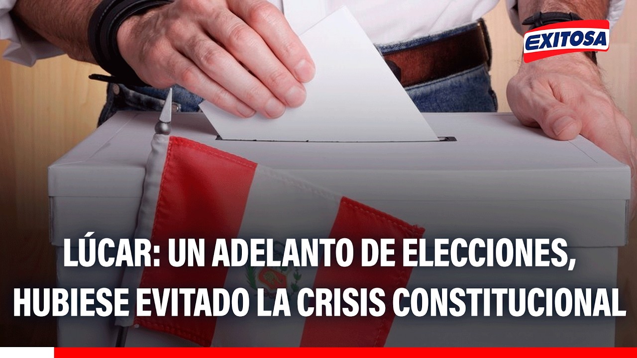 🔴🔵 Nicolás Lúcar: Un adelanto de elecciones, hubiese evitado la crisis constitucional