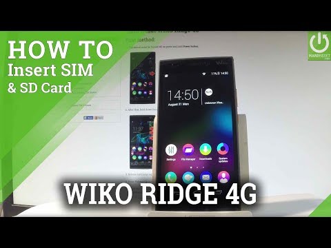 How to Install SIM & SD in WIKO Ridge 4G - Insert SIM and SD Card