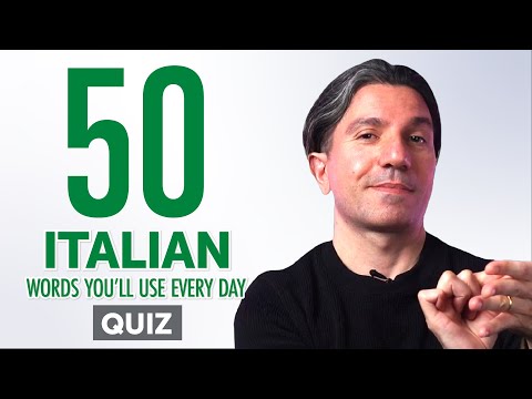 Quiz | 50 Italian Words You'll Use Every Day - Basic Vocabulary #45