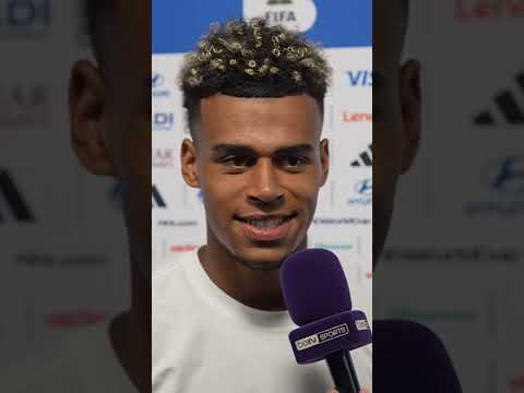 😎🇫🇷 Le premier but de Désiré Doué de la tête... c'est avec les Bleus et en Coupe du Monde !