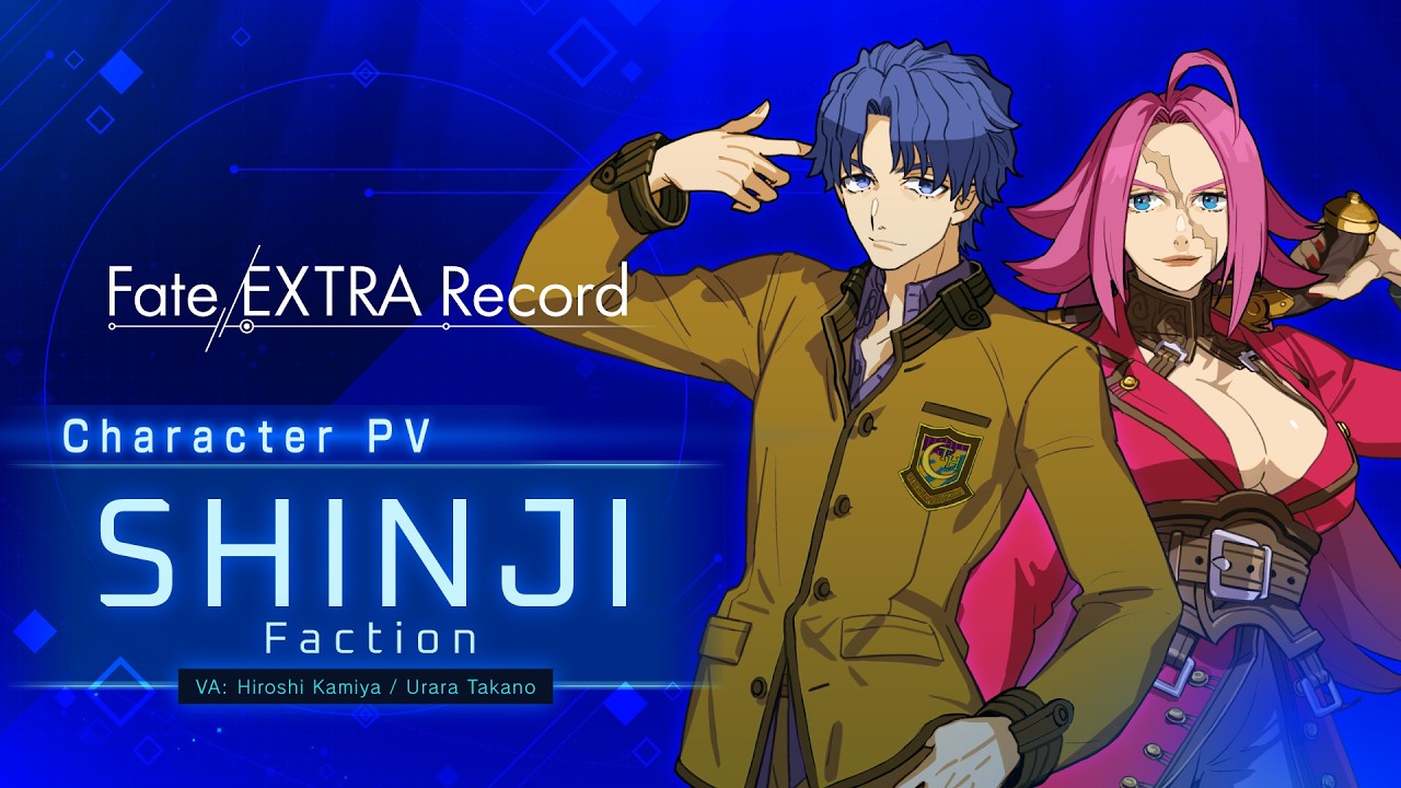 Fate/EXTRA Record présente Shinji Matou et son Servant