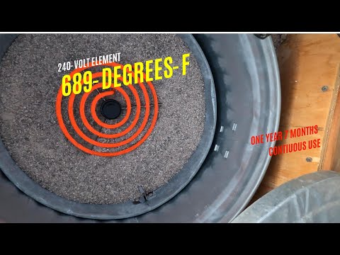 161- 240-Volt Element and 55-Gallon Sand Battery Updates