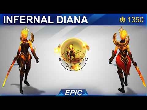 Infernal Diana Skin Spotlight 2020 | SKingdom - League of Legends