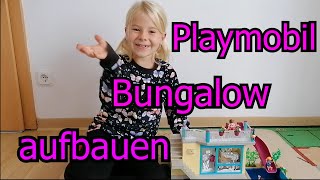 Playmobil Bungalow mit Pool ganz Einfach aufbauen