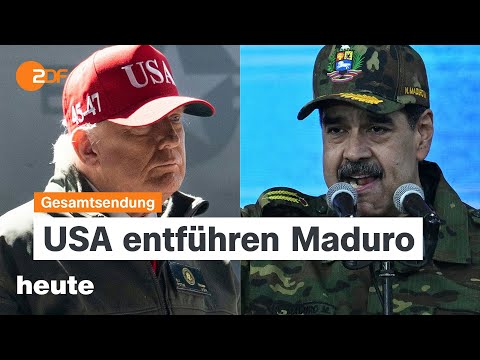 heute 19:00 Uhr vom 03.01.2026 USA greift Venezuela an, Brand in der Schweiz, Stromausfall in Berlin