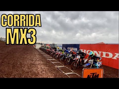 CATEGORIA MX3 CORRIDA ! Faxinal - PR  * correndo no barro *