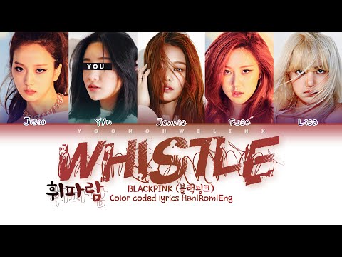 BLACKPINK (블랙핑크) ↱ WHISTLE ↰ You as a member [Karaoke] (5 members ver.) [Han|Rom|Eng]