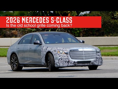 2026 Mercedes S-Class spotted in US