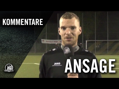 Ansage von Kevin Fausten (SV Fühlingen-Chorweiler II) | RHEINKICK.TV