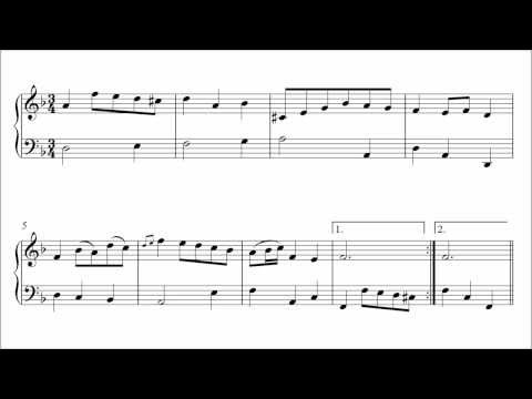 Bach: Minuet in D Minor, BWV Anh. 132 (Urtext Edition)