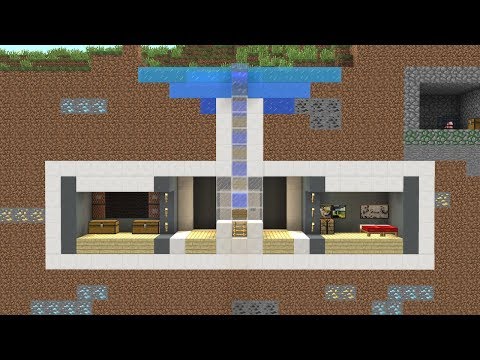 Shock Frost - Minecraft - How to build a Secret Bunker (UNDERWATER)