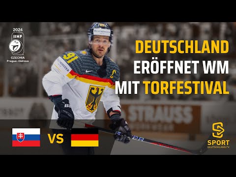 Das Eröffnungsspiel Slowakei vs. Deutschland | Full Match - 1. Spieltag, Eishockey-WM 2024