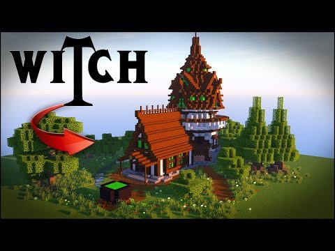 Making a WITCH TOWER in Minecraft!
