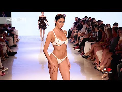 CAROLINE CONSTAS Art Hearts Fashion Beach Miami Swim Week 2018 SS 2019 - Fashion Channel