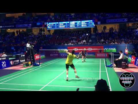 Lin Dan vs Brice Leverdez - Badminton World