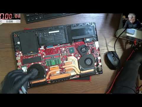 Asus GL703G gaming laptop. Let's see what can get faulty in a gaming laptop