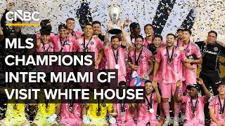 President Trump hosts 2025 MLS champions Inter Miami CF team at the White House — 3/5/2026