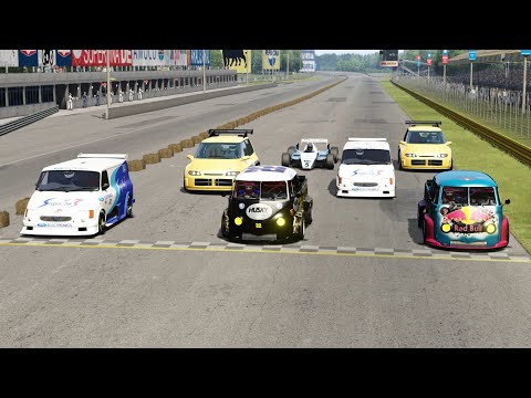 F1 Williams FW08B vs Renault Space F1 vs Ford Supervan 3 vs VW T1 Transporter LM917K