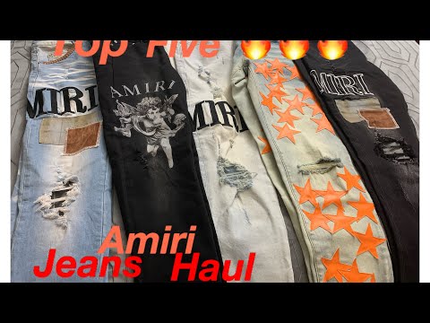My Top Five Amiri Jeans Haul FlyfashionUsa Review