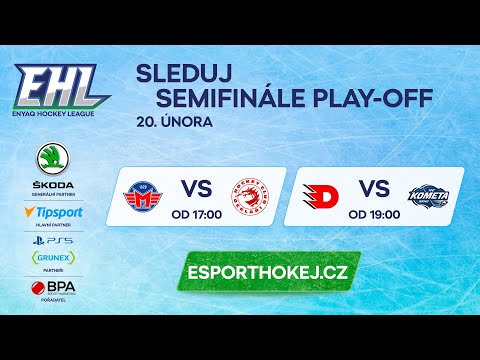 Semifinále play-off ENYAQ hokejové ligy 2022/2023