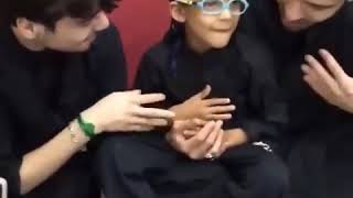 Live like ALi a.s Die like Hussain a.s... Ali Jee and Ali Shanawar with cute little kid❤️