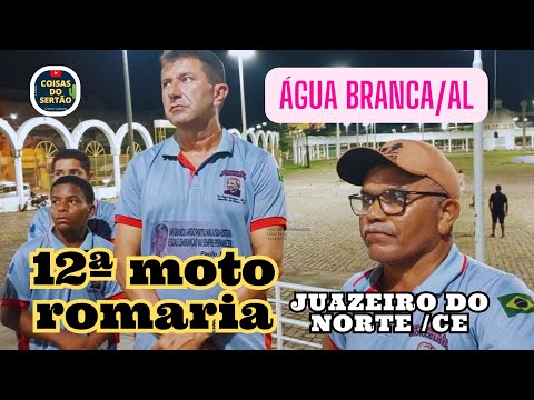 Motociclistas de Água Branca em Alagoas na terra do padim Ciço.