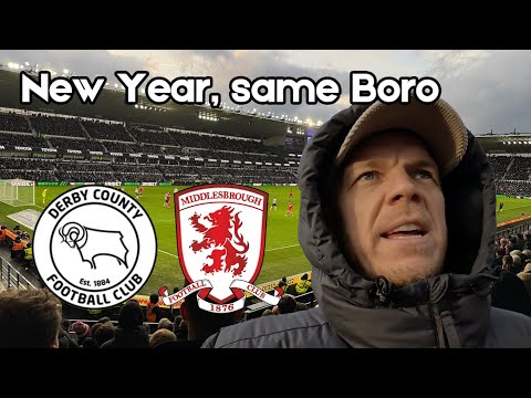 Boro Bottle it AGAIN 😤 VLOG - Derby County 1-0 Middlesbrough