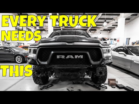 Every Truck Needs This Mod! 2019 Ram 1500 Rebel Steel Bumpers! Addicted Desert Design ADD