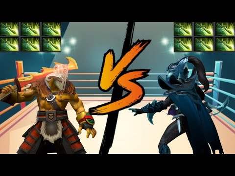 Juggernaut vs Phantom Assassin (6 BUTTERFLY / MAX SKILL / MAX LVL) DOTA 2