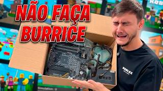 COMPROU AS PEÇAS DO PC SOZINHO E TENTOU MONTAR 💩