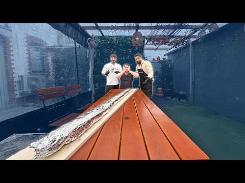 I'm attempting 3 METERS OF LAHMACUN 🌯🔥 – Germany's Mega Record Challenge 🤯