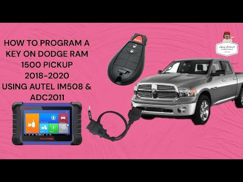 HOW TO PROGRAM A KEY ON DODGE RAM 1500 2018-2021 USING Autel IM508 & ADC2011