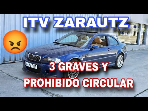 😡 BMW M3 NO PASA ITV en ZARAUTZ 😤 3 GRAVES y PROHIDO CIRCULAR 😵