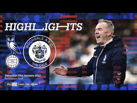 Oldham Athletic 0-0 Rochdale League Two 2021/22