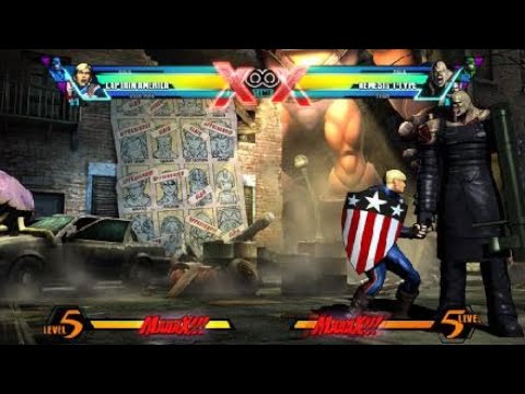 ULTIMATE MARVEL VS CAPCOM 3 - CAPTAIN AMERICA COMBO #2