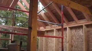 preview picture of video 'Cabin Construction 11-10-07'